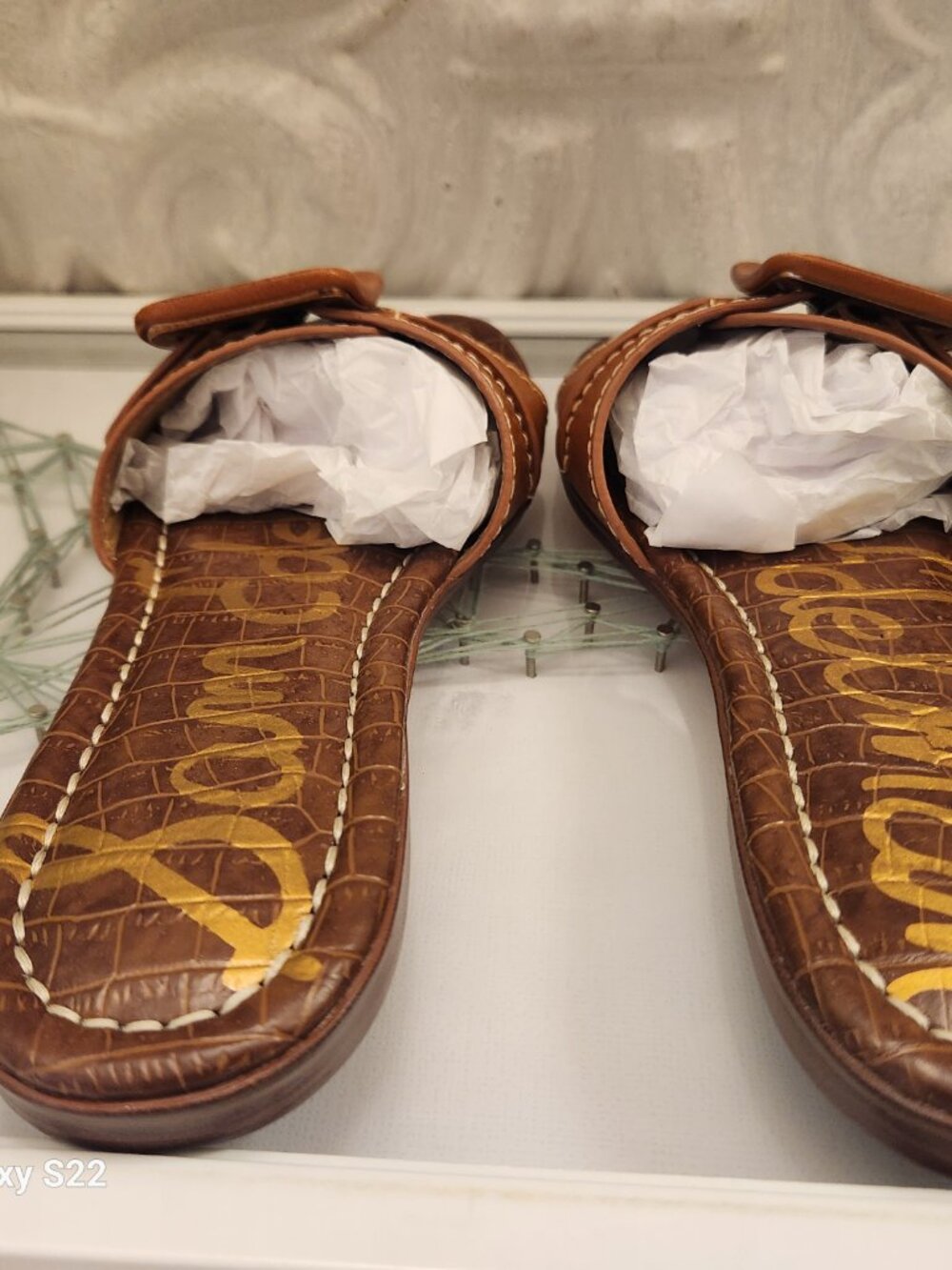 Sam Edelman "Gaige" Brown Leather Sandals. NIB. Size: 6. - Picture 6 of 10
